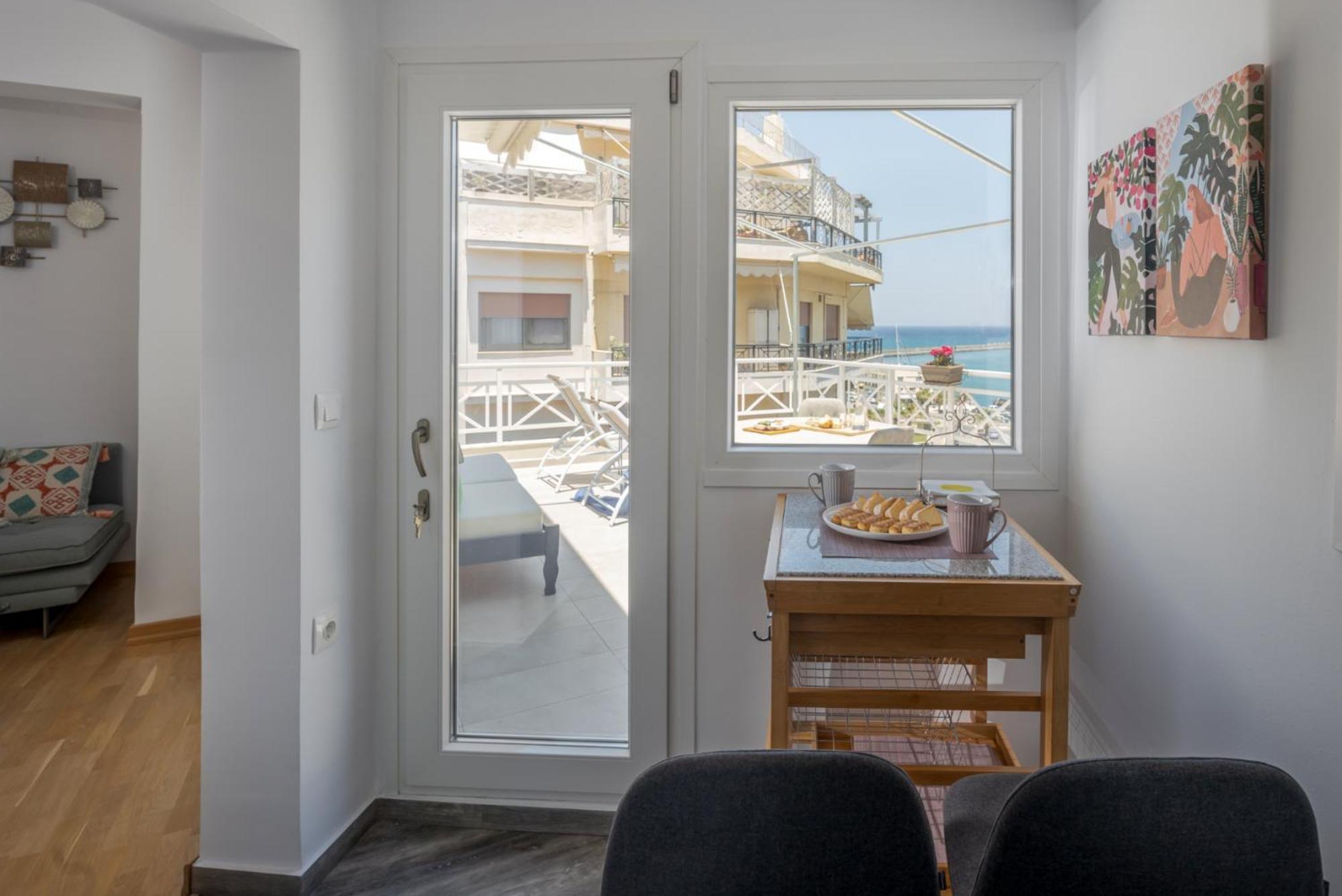 דירות הרקליון Chic, Downtown, Penthouse W Sundeck And Seaview מראה חיצוני תמונה